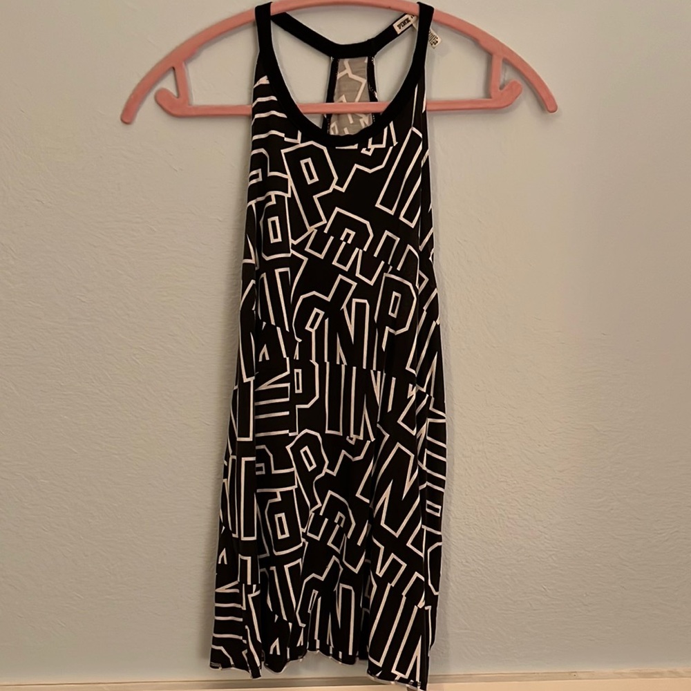 Pink Victoria’s Secret muscle shirt worn once size medium super soft